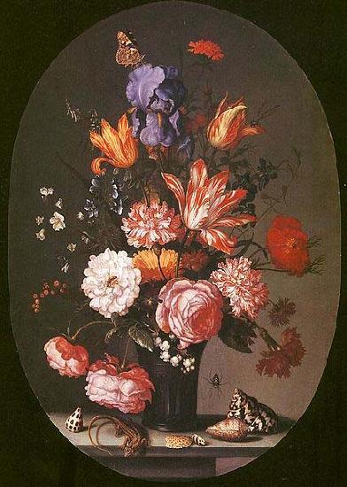 Balthasar van der Ast Flowers in a Glass Vase